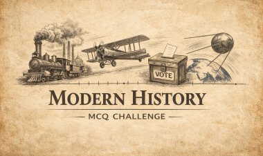 आधुनिक भारतीय इतिहास जीके MCQs हिंदी में – महत्वपूर्ण सामान्य ज्ञान प्रश्न और उत्तर