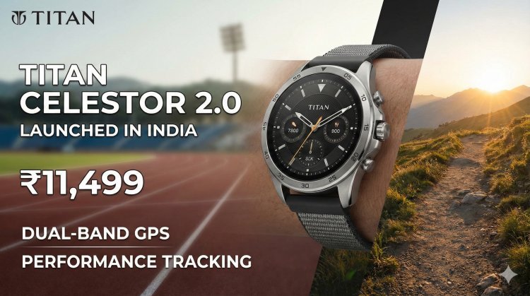 टाइटन ने लॉन्च की Celestor 2.0 स्मार्टवॉच: डुअल-बैंड GPS और परफॉर्मेंस ट्रैकिंग से है लैस, जानिए कीमत और फीचर्स